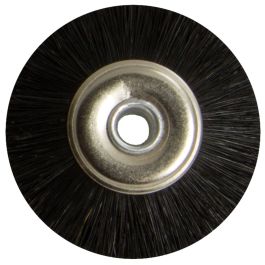 Perie neagra nylon, foarte rigida, pentru lustruirea protezelor, 49mm, PRIMA