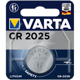 Baterie tip buton VARTA CR2025, litiu, 3V, 20x2.5mm, 4g