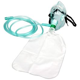 Masca de oxigen cu rezervor 1000ml, XL, pentru adulti, PRIMA, alb/verde