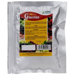 Glucoza anhidra 75 g, dextroza, pentru testul de toleranta la glucoza, indulcitor