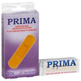 Plasturi Medicali Natural Standard PRIMA, 19x72 mm, 20 bucati, pachet compact