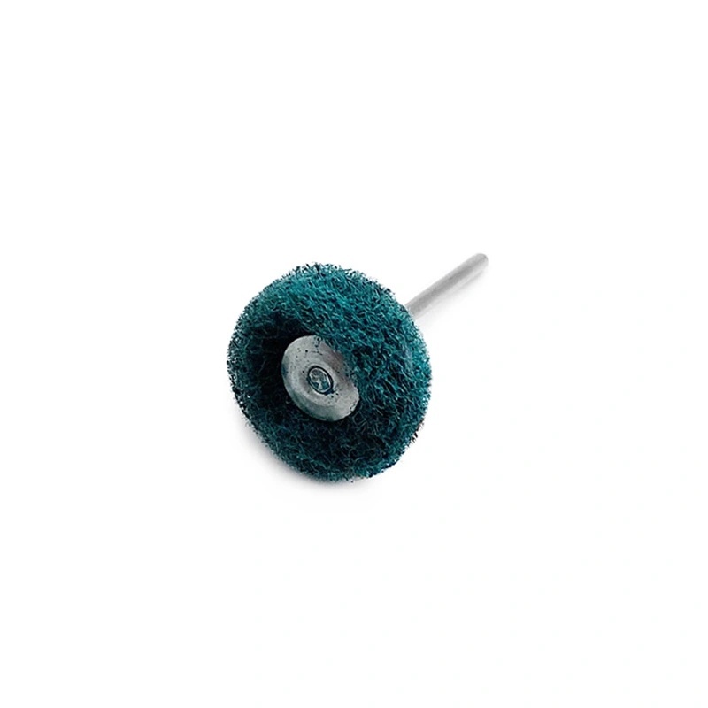 Perie montata fina Scotch Brite pentru acrilat verde