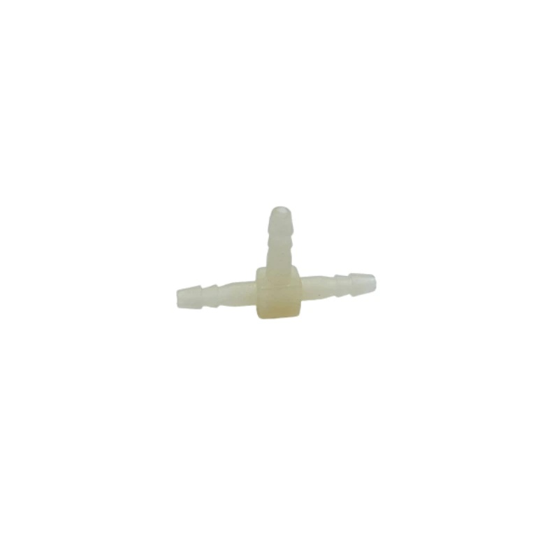 Adaptor plastic apa-aer tip T cu 3 cai 4mm